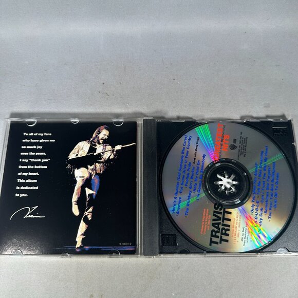 Travis Tritt Greatest Hits From The Beginning CD Country Album 1995 Warner Bros - Picture 3 of 3